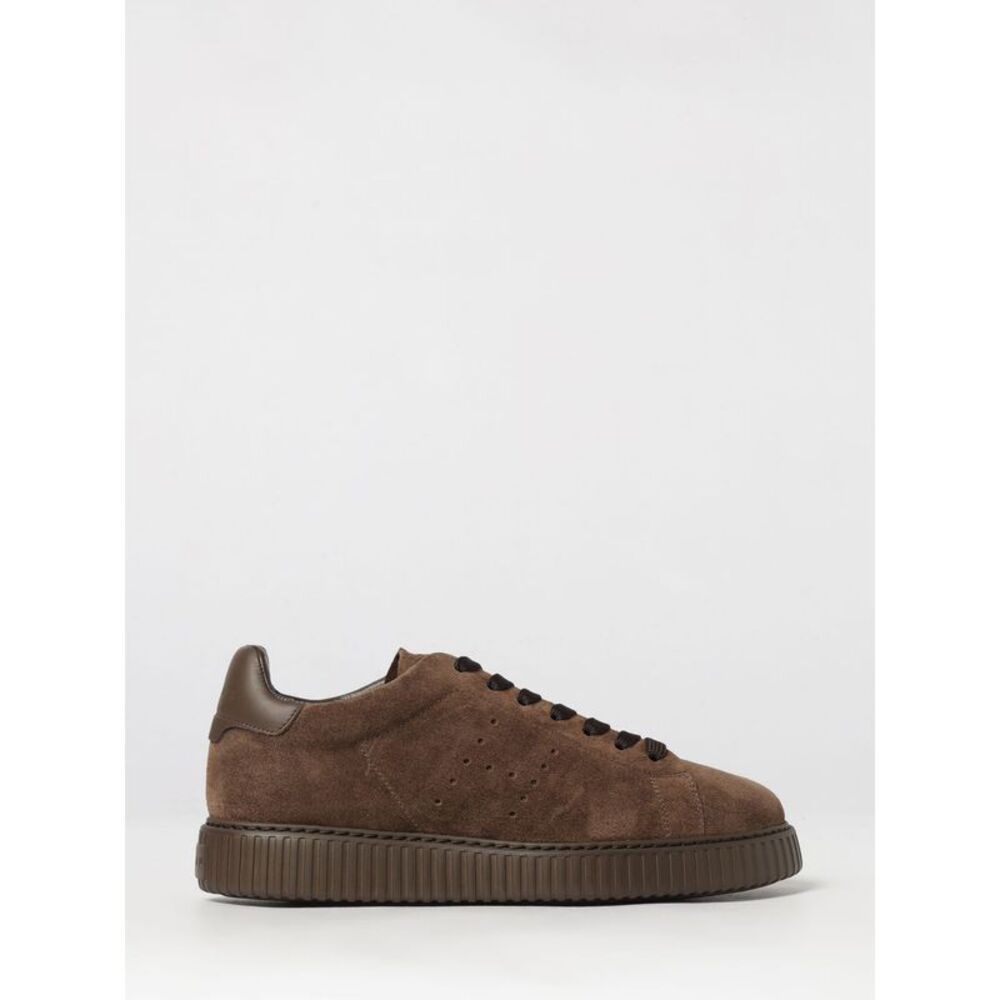 Hogan Men H-Stripes Suede Sneakers Hogan With Perforated H Logo